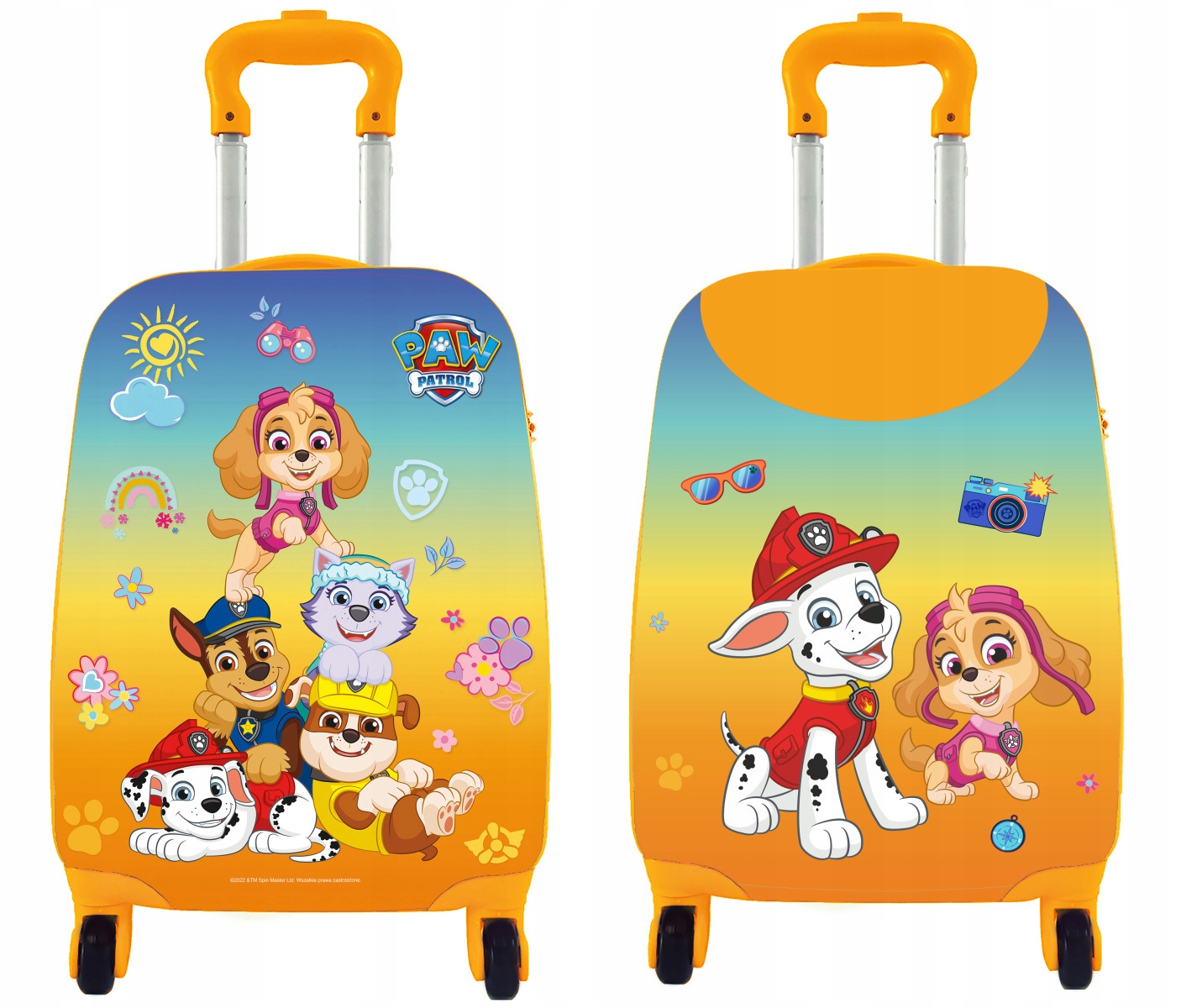 Psi Patrol Jeżdżąca Walizeczka Podróżna na Kółkach Walizka dla Dziecka 32l