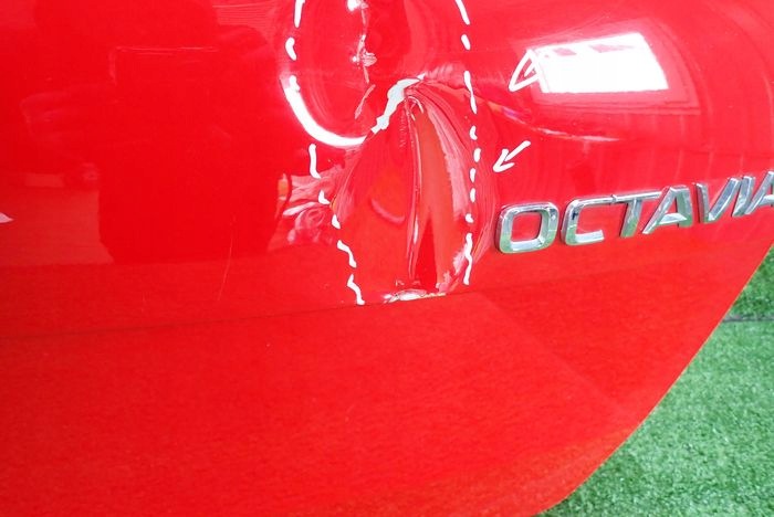 SKODA OCTAVIA III KOMBI 13- boot doors rear part
