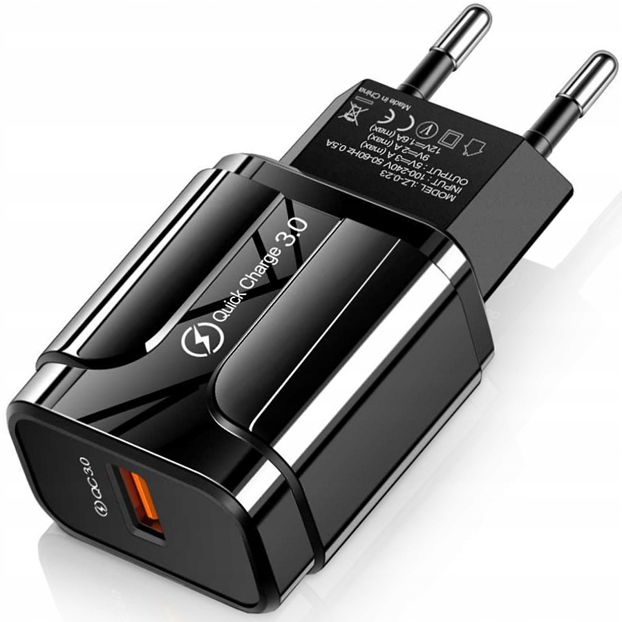SZYBKA ŁADOWARKA USB SIECIOWA QUICK CHARGE 3.0