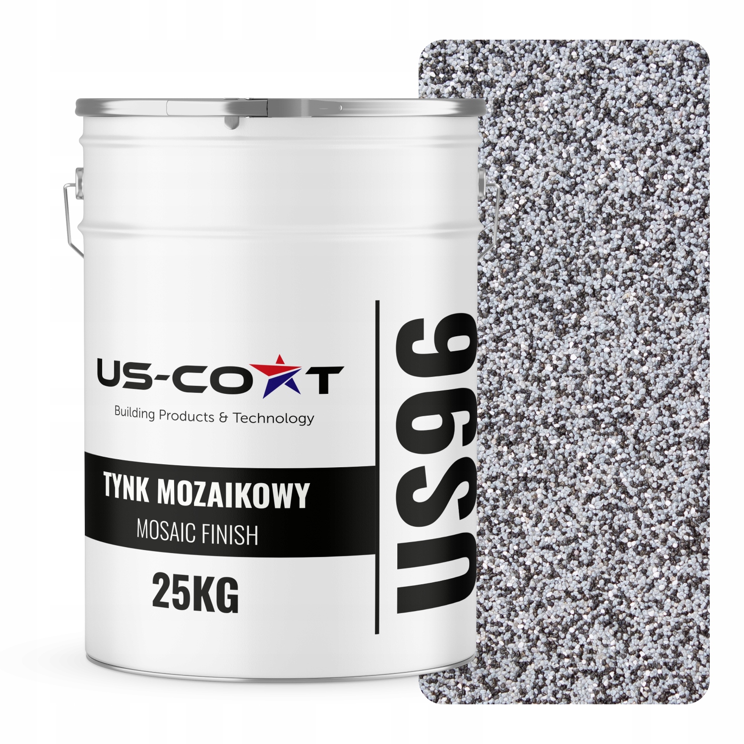 Mozaiková Omietka Mozaika 25 Kg Sivá M33 Ozdobná Živicová Fasáda Premium