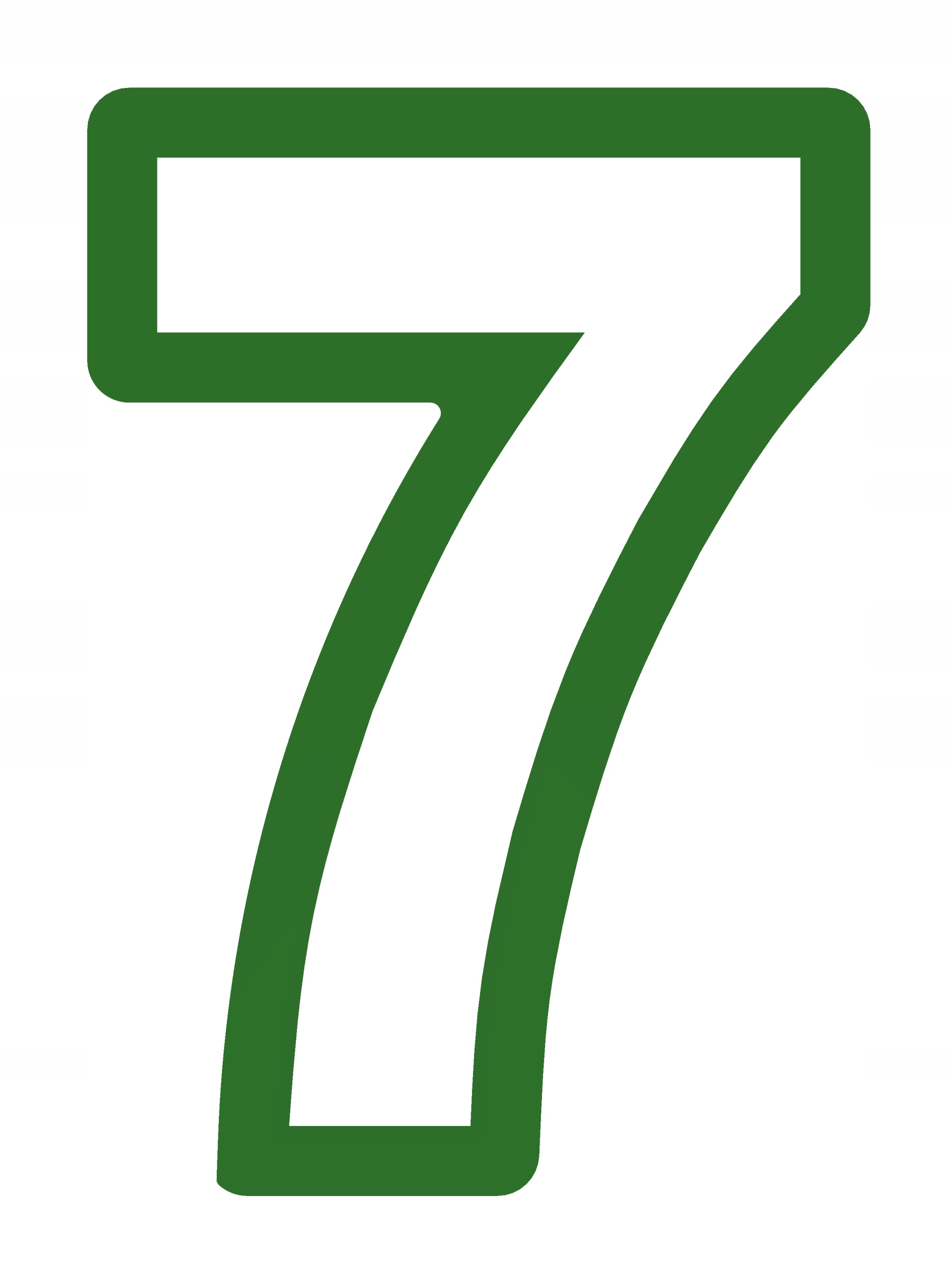 

Foremka ciastek wykrawacz pierników cyfra siedem 7