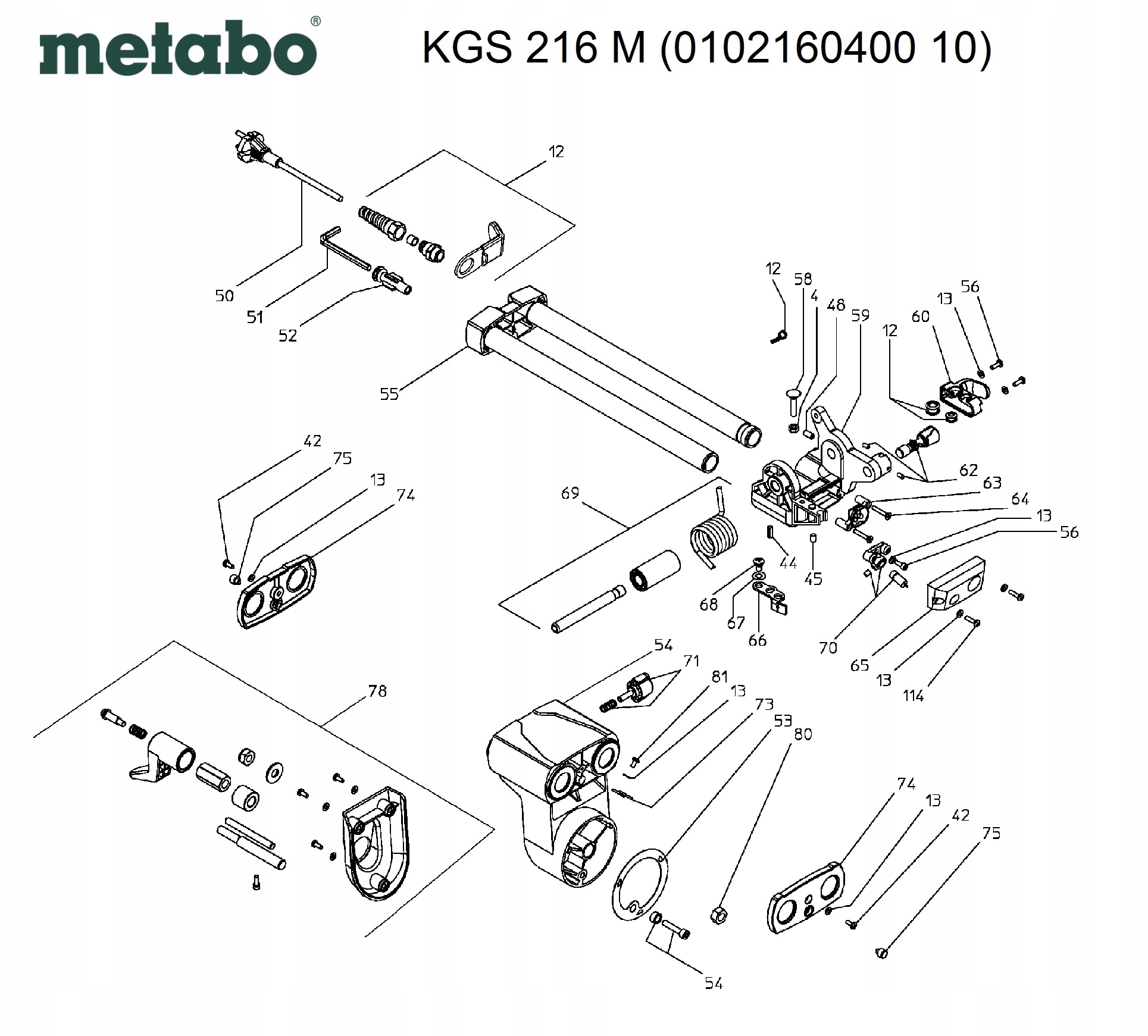 Metabo wirnik do pilarki ukosowej KGS 216 M Marka Metabo