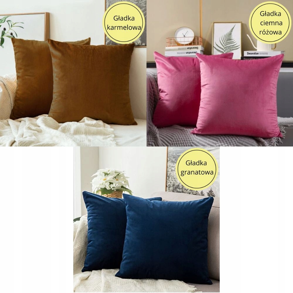 Poszewka na jaśka na poduszkę dekoracyjna 40x40cm Długość 40 cm