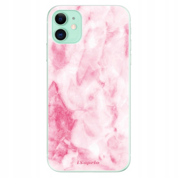 Silikonowe etui iSaprio RoseMarble 16 do iPhone 11