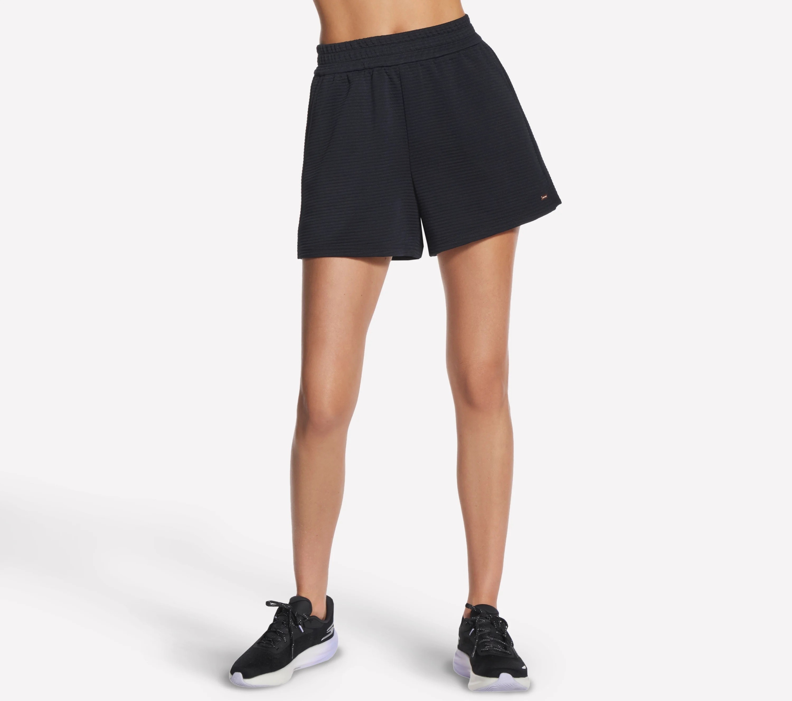 Kraťasy kraťasy Skechers Go Walk Everywhere 4 Inch Slip-in Short černé