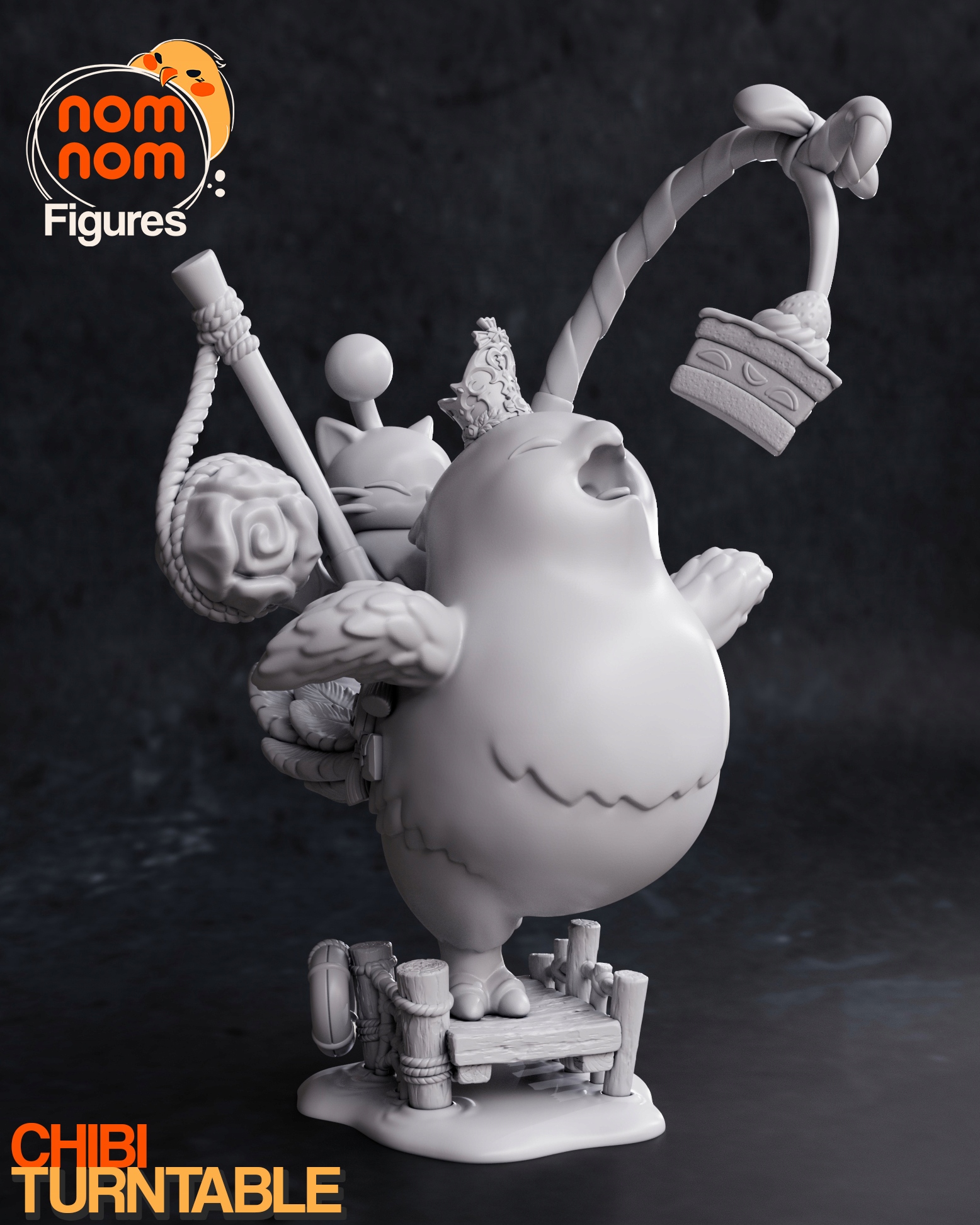 Figurka Chibi Chocobo z Final Fantasy VII