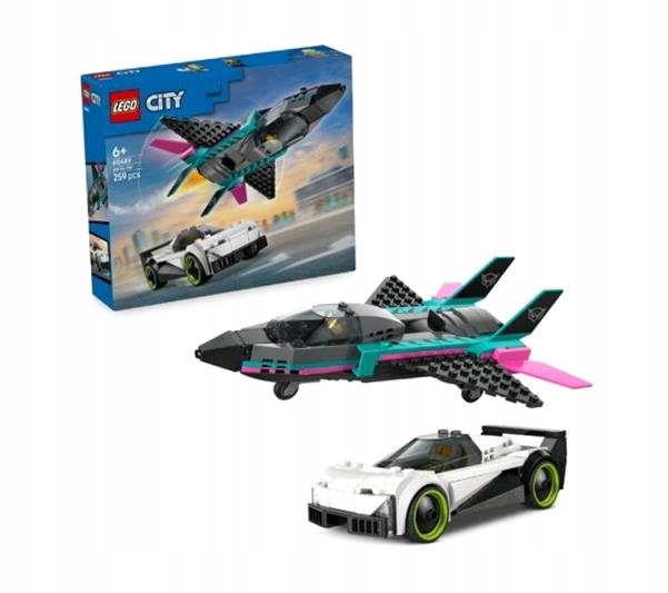 Lego (r) City 60489 – Tryskáč Versus Automobil