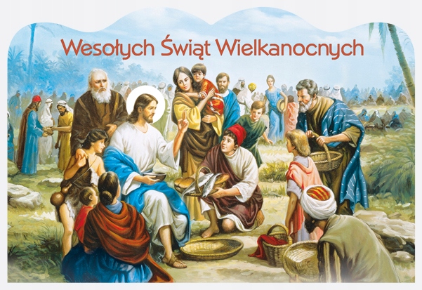 POCZTÓWKA KARTKA WIELKANOC WYCINANA ŚWIĘTA 9 SZT. Materiał papier