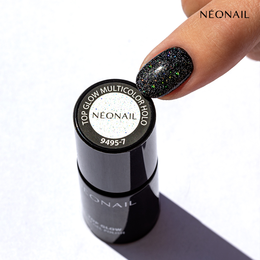 NEONAIL Top Hybrydowy TOP GLOW MULTICOLOR HOLO 7,2 ml Marka NEONAIL