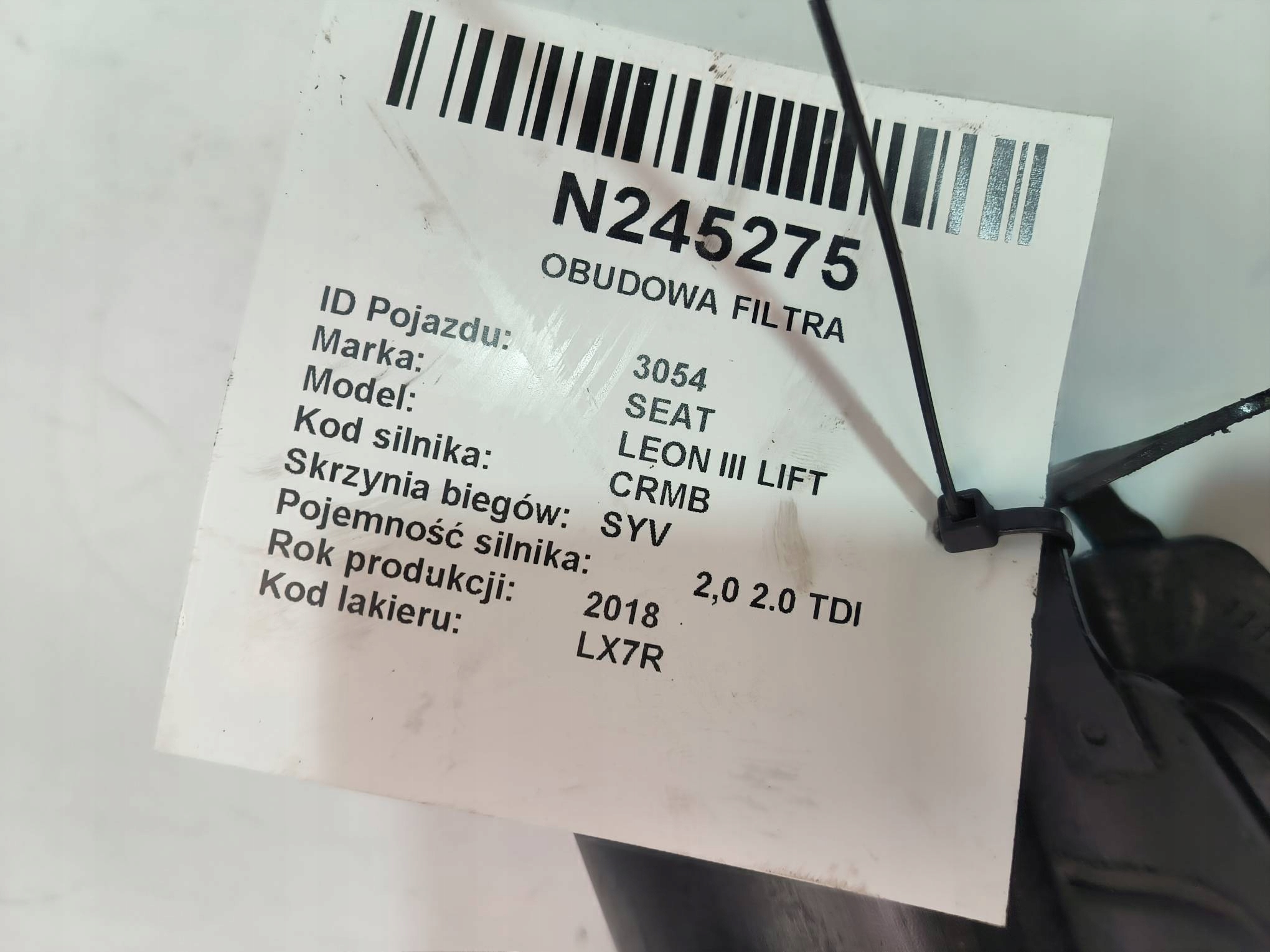 gehäuse filter 5Q0127401A SEAT LEON III LIFT