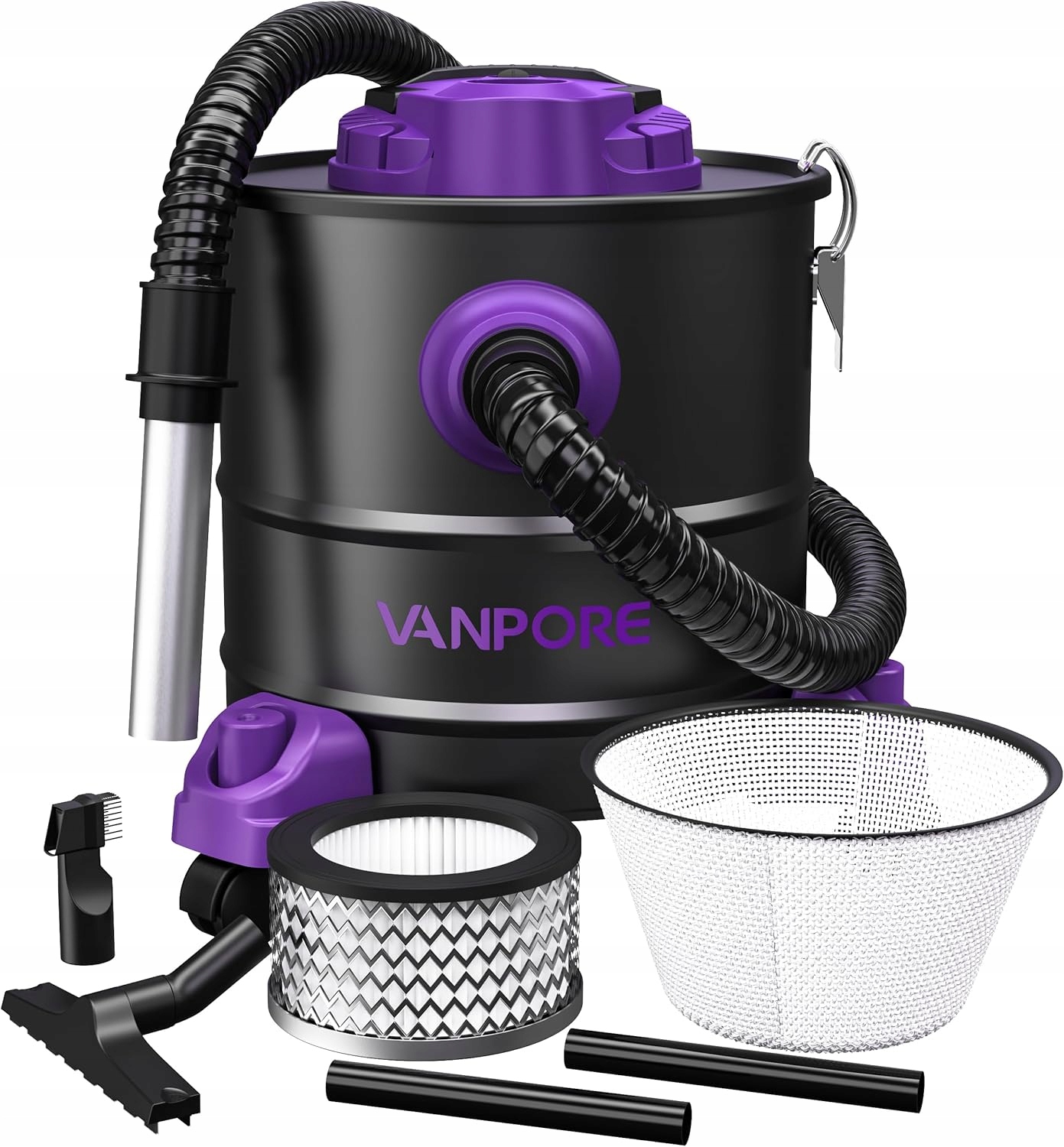 Odkurzacz popiołowy Vanpore, odkurzacz do popiołu 1200W 20L