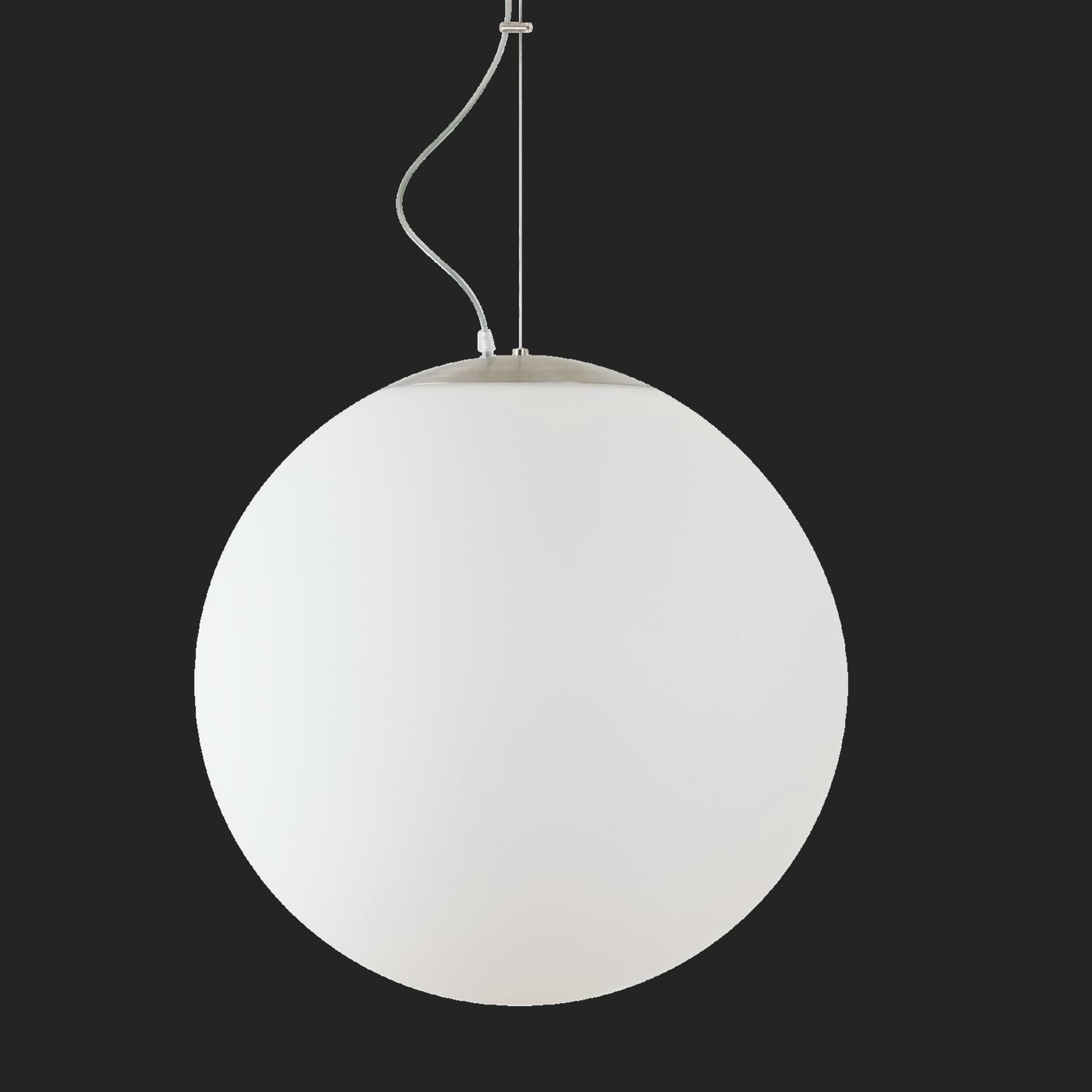 Osmont 62206 Adria L5 Hp závesné sklenené svietidlo nerez brúsená biela Ip