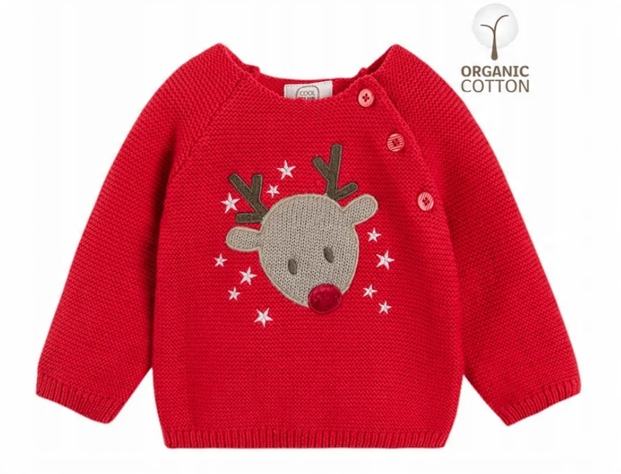 

Cool Club Sweter świąteczny Renifer r 104