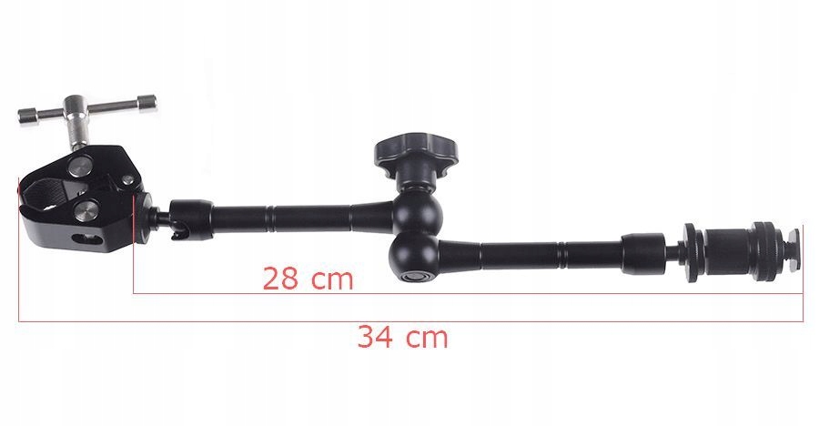 RAMIĘ PRZEGUBOWE 11'' 29CM MAGIC ARM UCHWYT CRAB EAN (GTIN) 5903949541731