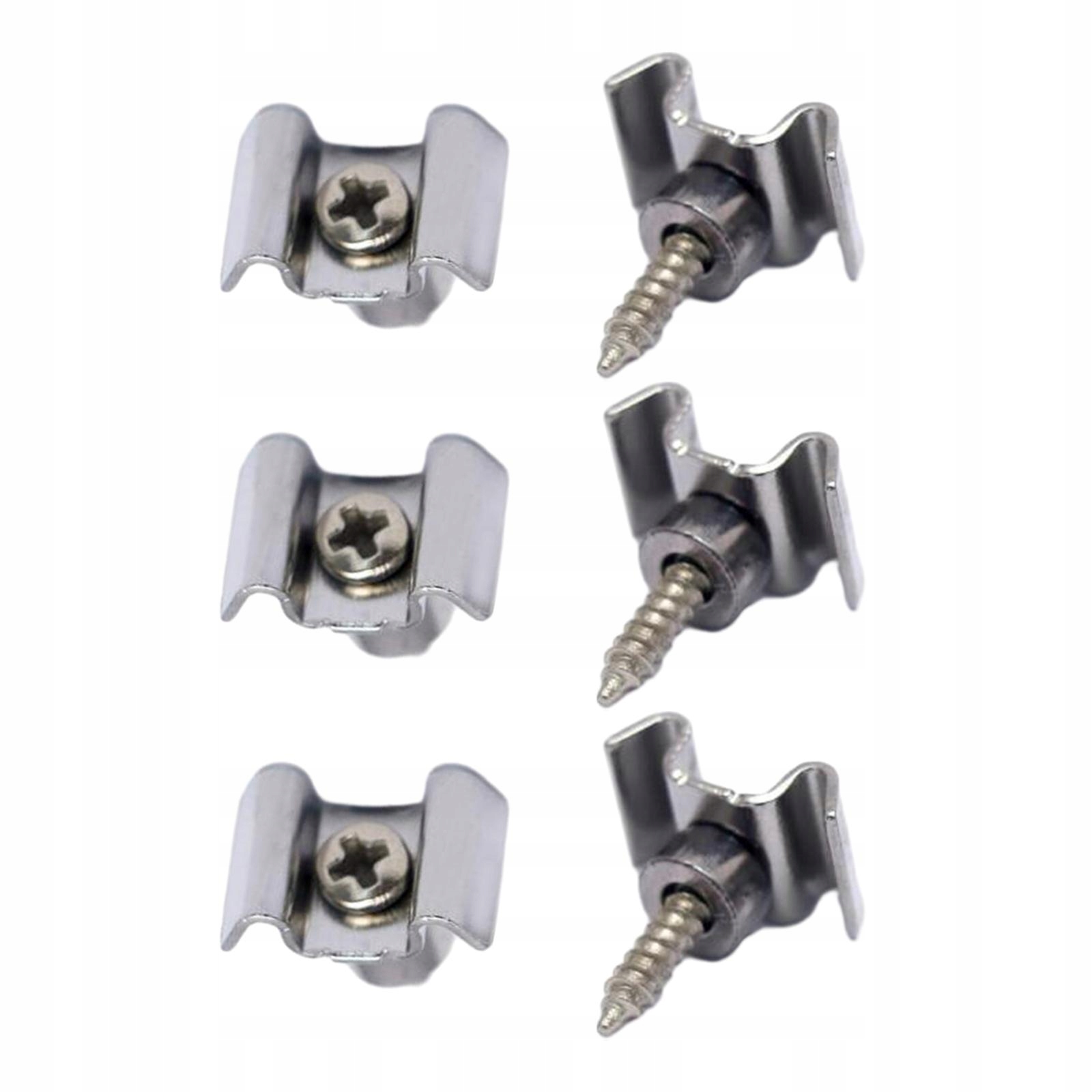 de-Guitar String Retainer Guides Wear Resistant String Tree Guides Silver Marka bez marki