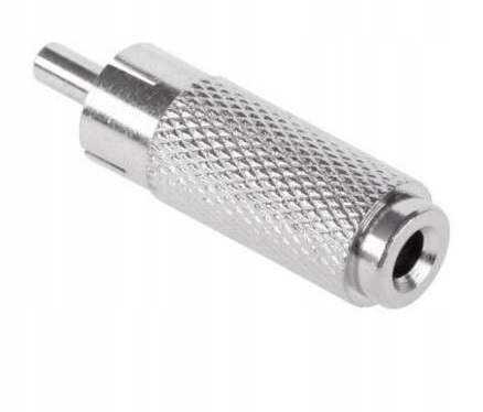 

Adapter gniazdo Jack 3,5 mono/ wtyk Rca cincz(3048