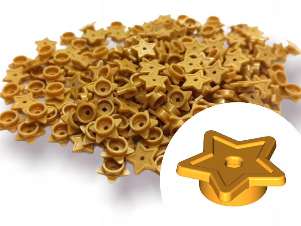 

Lego 11609 Gwiazda Star Plate Orange złoty 20 szt