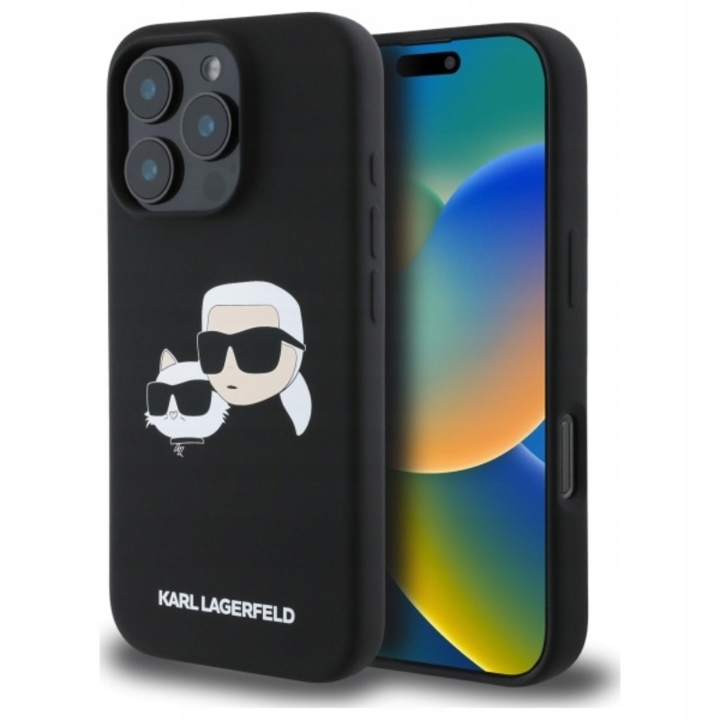 Pouzdro pro iPhone 16 Pro Max – Karl Lagerfeld, černé
