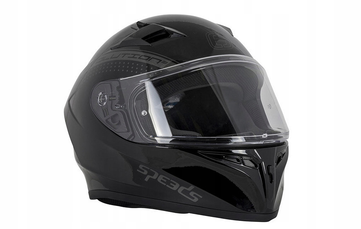 Integrálna Motocyklová Prilba Speeds Evolution III Black Titanium Glossy XXL