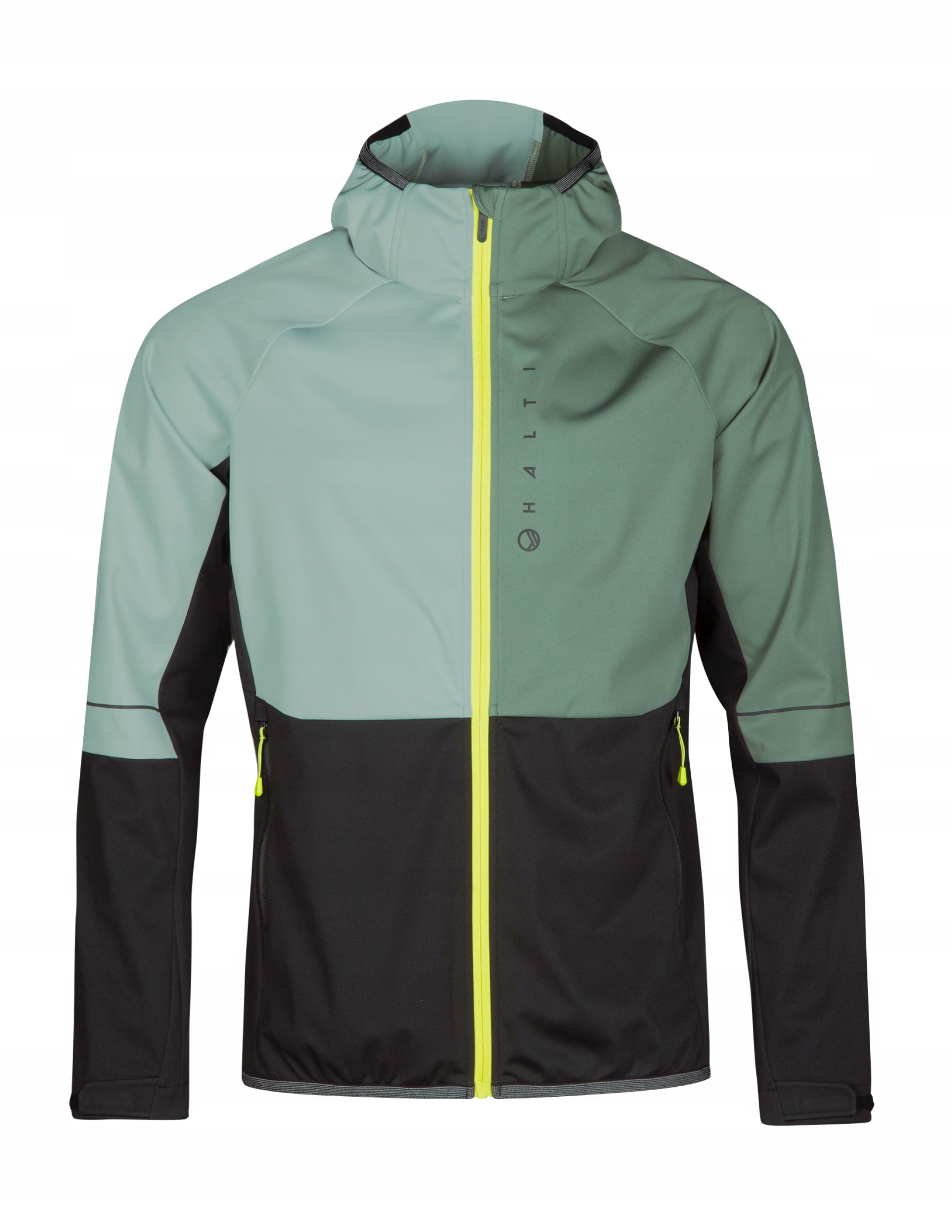 Pánská softshellová bunda Halti Exhale XXL černo-zelená
