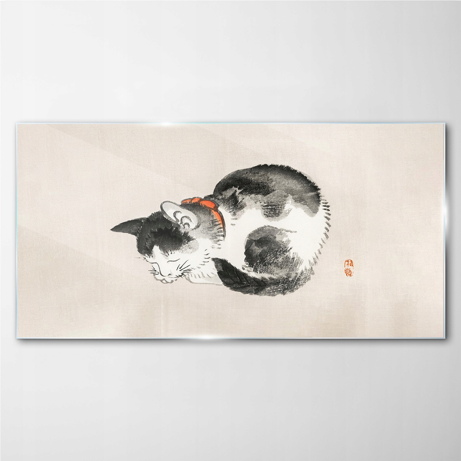 

Obraz szklany z nadrukiem Zwierzę kot 140x70 cm