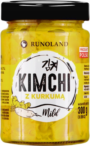 

Kimchi Mild z kurkumą, wegańskie 300g Runoland