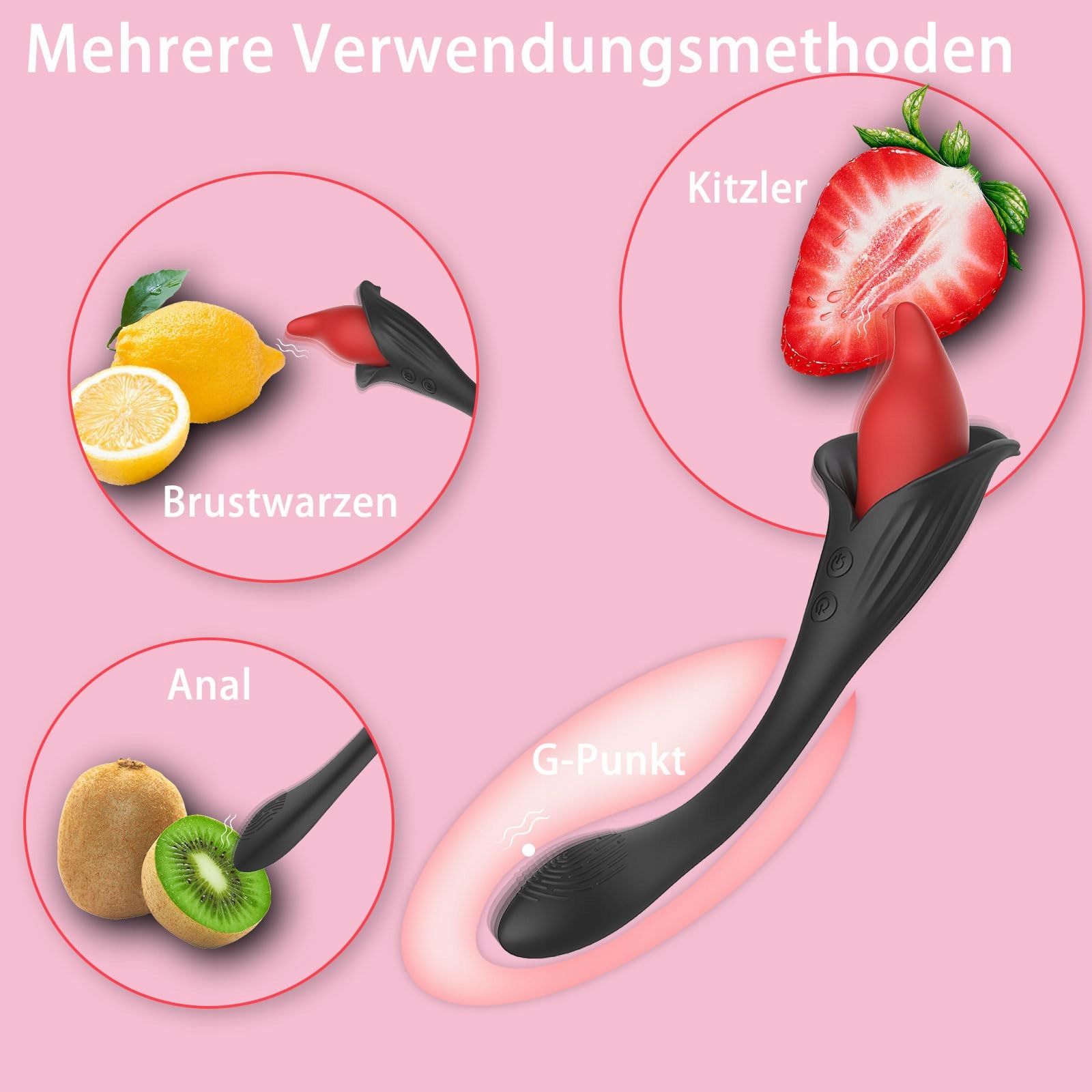 RABBIT VIBRATOR Dla Kobiet 10 Trybów Wibracji Masażer Klitoris i G-Punkt — miniatura 6