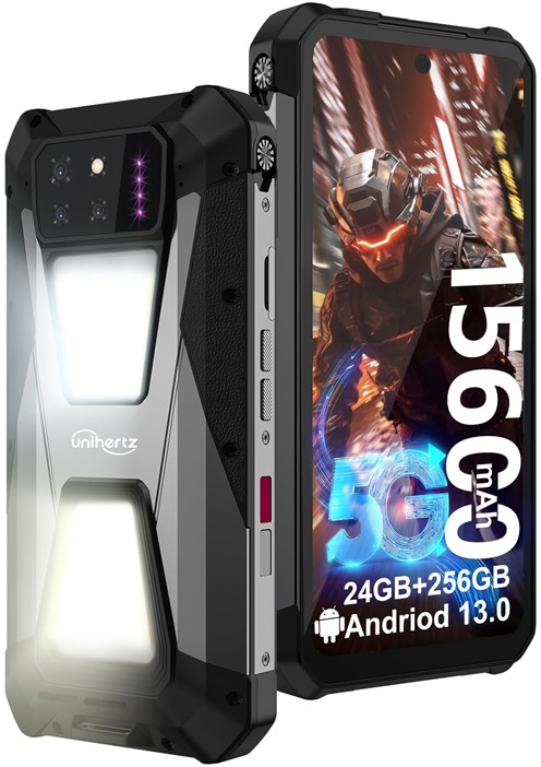 Smartfon Unihertz TANK 3S 12 GB / 256 GB 5G czarny • Cena, Opinie