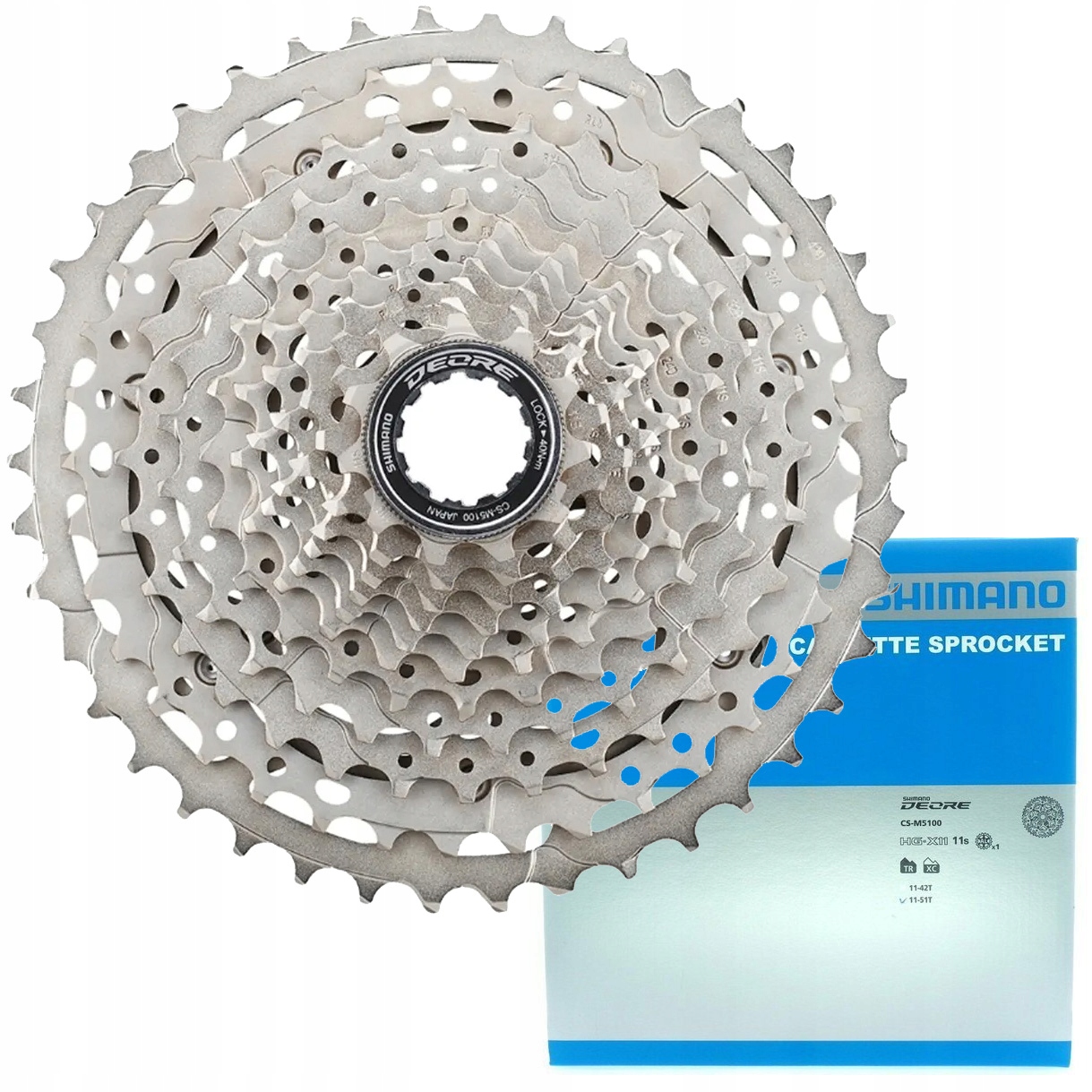 Kazeta Shimano CS-M5100 Deore 11 řad Box 11-51T Box