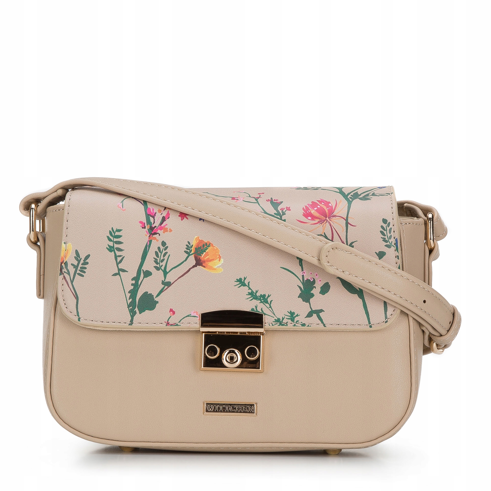 

Torebka Wittchen ekoskóra 94-4y-636-9 beż w kwiaty