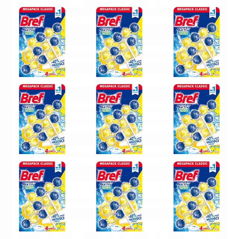Bref Power Aktiv Šťavnatý Citron 3x50 g X9