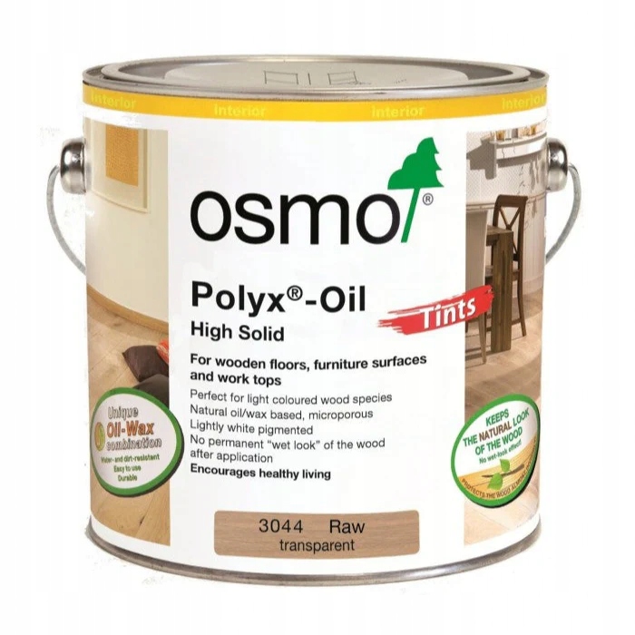 Wosk Twardy olejny Osmo 3044 Czyste Drewno 2,5 l