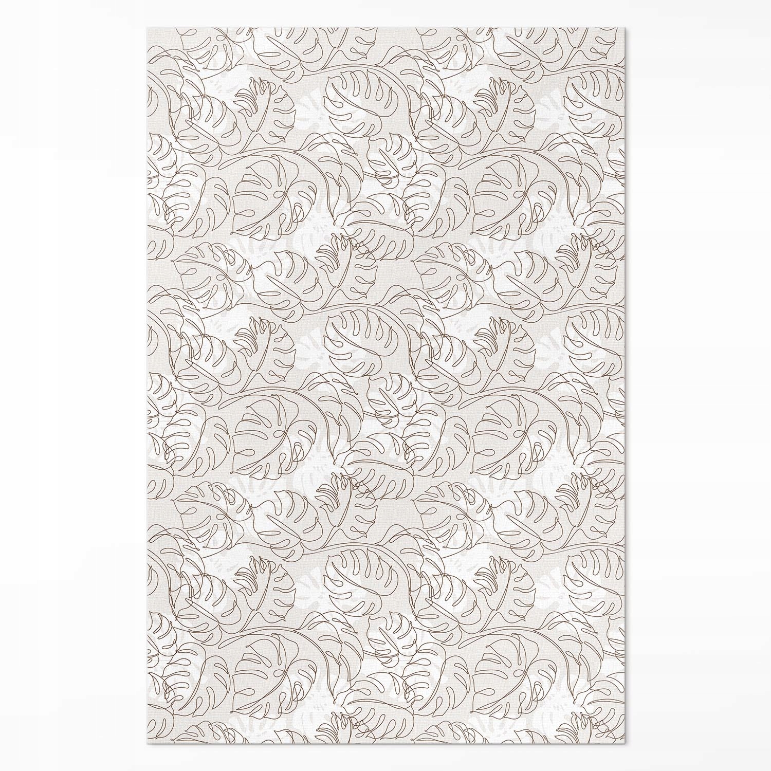 Pvc koberec do kuchyne Rozmer: 80 x 120 cm Minimalistické listy boho monstera