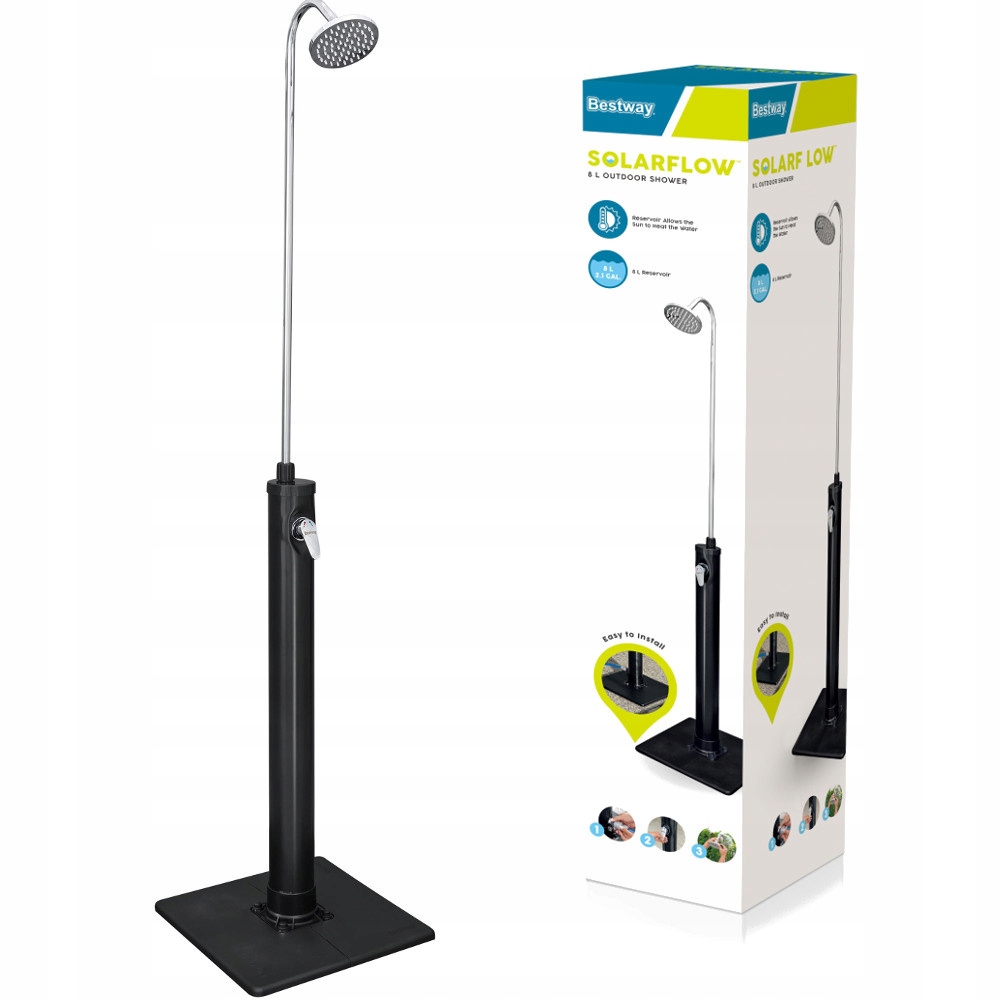 Prenosná Záhradná Sprcha Bestway Solárna Solar Flow Bazénová 218 cm 58694