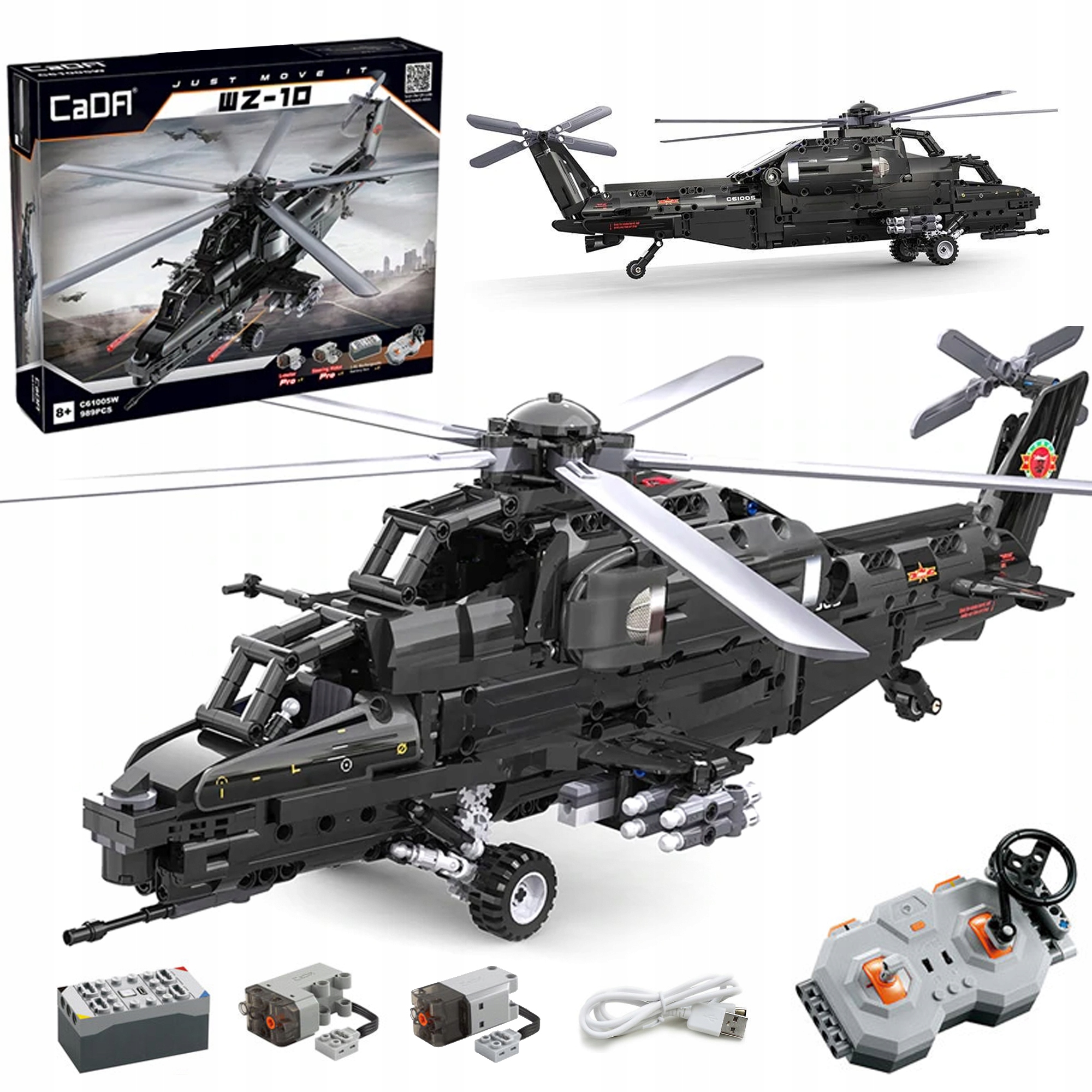

Sterowany Śmigłowiec Helikopter Strzela Rc Klocki