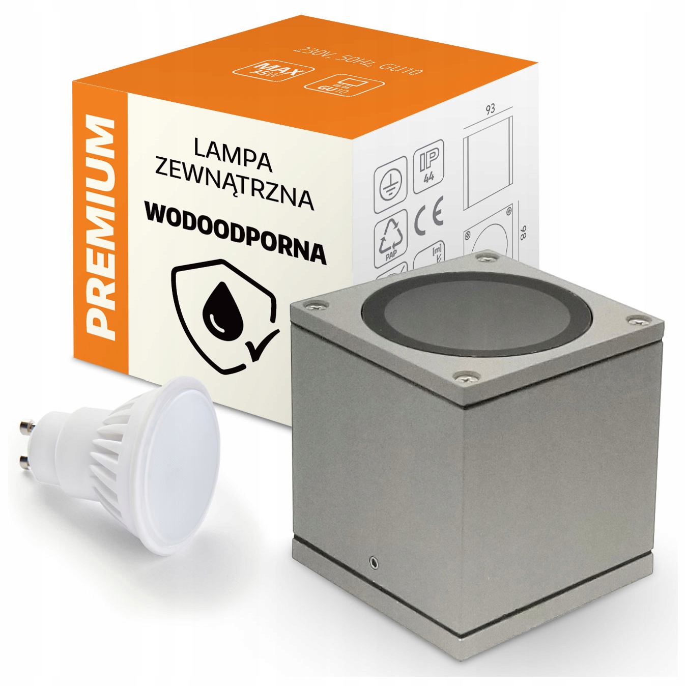 

Lampa Tuba Zewnętrzna Plafon Ogrodowa IP44 Led