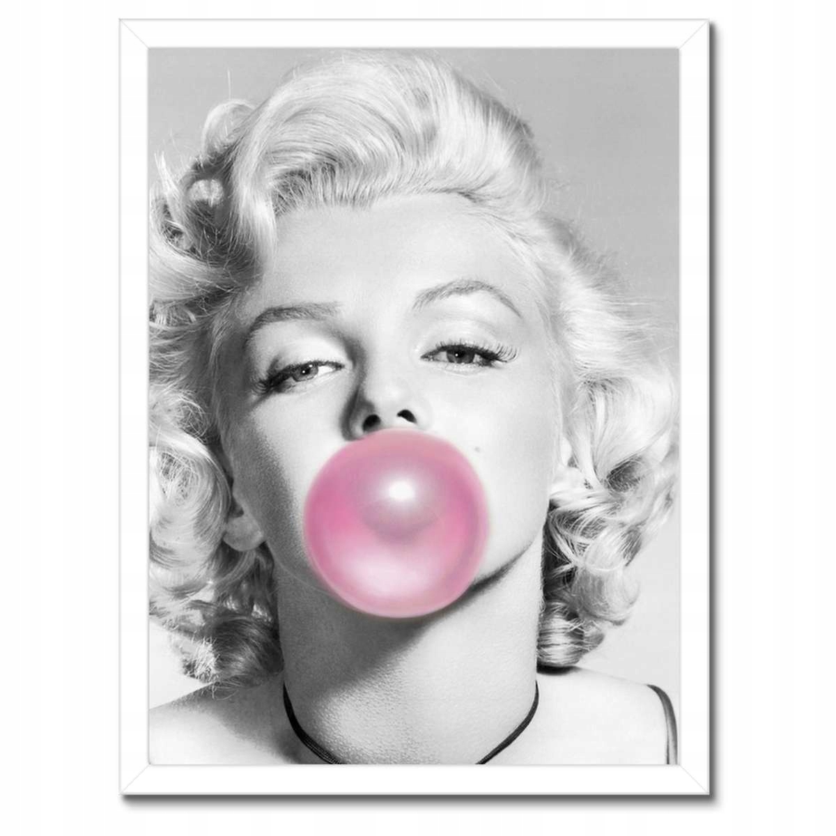 Plakáty v rámu 30x40 Marilyn Monroe se žvýkačkou