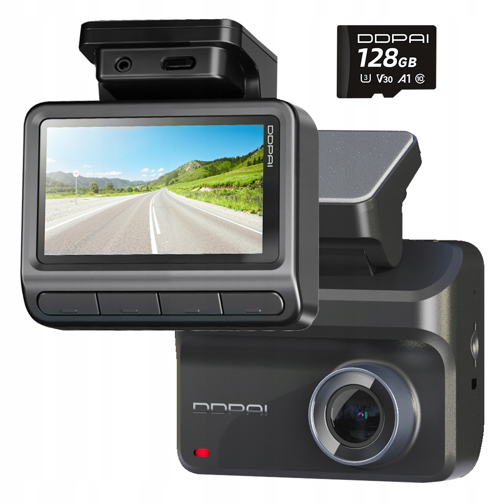 Automobilová Kamera Ddpai Videorekordér Z50 Pro 4K Gps Wifi Bt 128 Gb