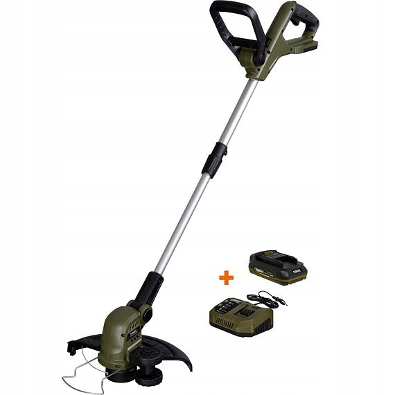Narex Camouflage Cvt 300 2BN aku strunová kosačka 20V, 30cm, teleskop, 1*2A
