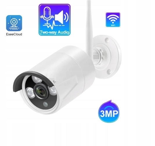 KAMERY WIFI 4 SZTUKI 2MPX NAGRYWARKA W MONITORZE Kod producenta IIIIIII