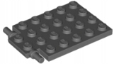 

Lego 92099 Płytka 4x6 ciemno szara Dbg Nowa (3g)