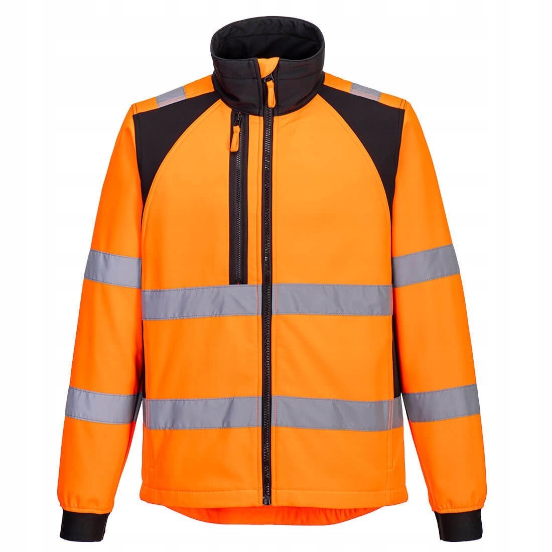 Softshellová bunda WX2 Eco voděodolná En 20471 vel. XXL Oranžová/Černá R