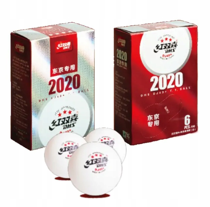 Pingpongové míčky na stolní tenis Dhs World Tour Tokyo DJ40+ 3***