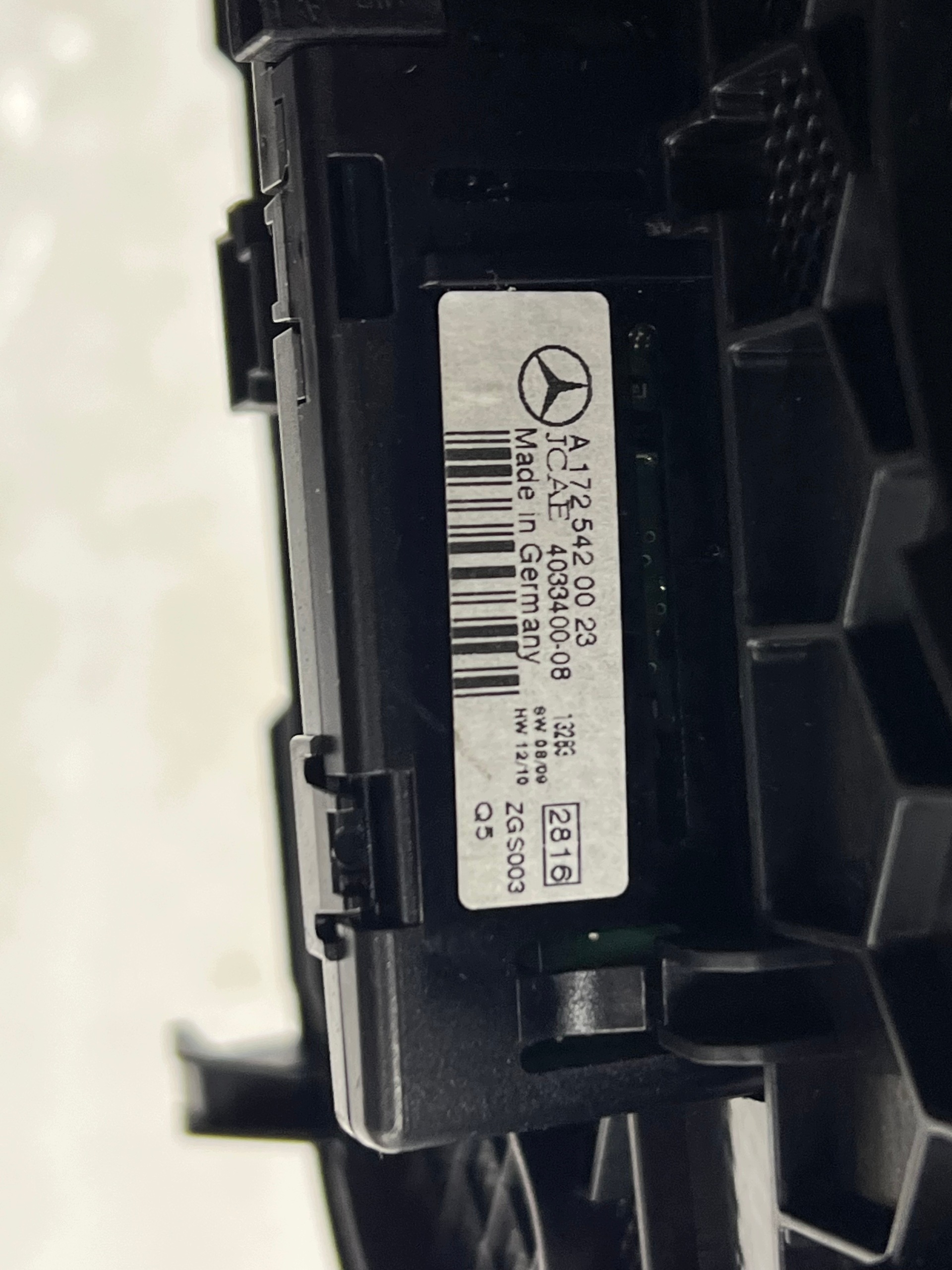 MERCEDES ML W166 cover grid consoles 1666801318