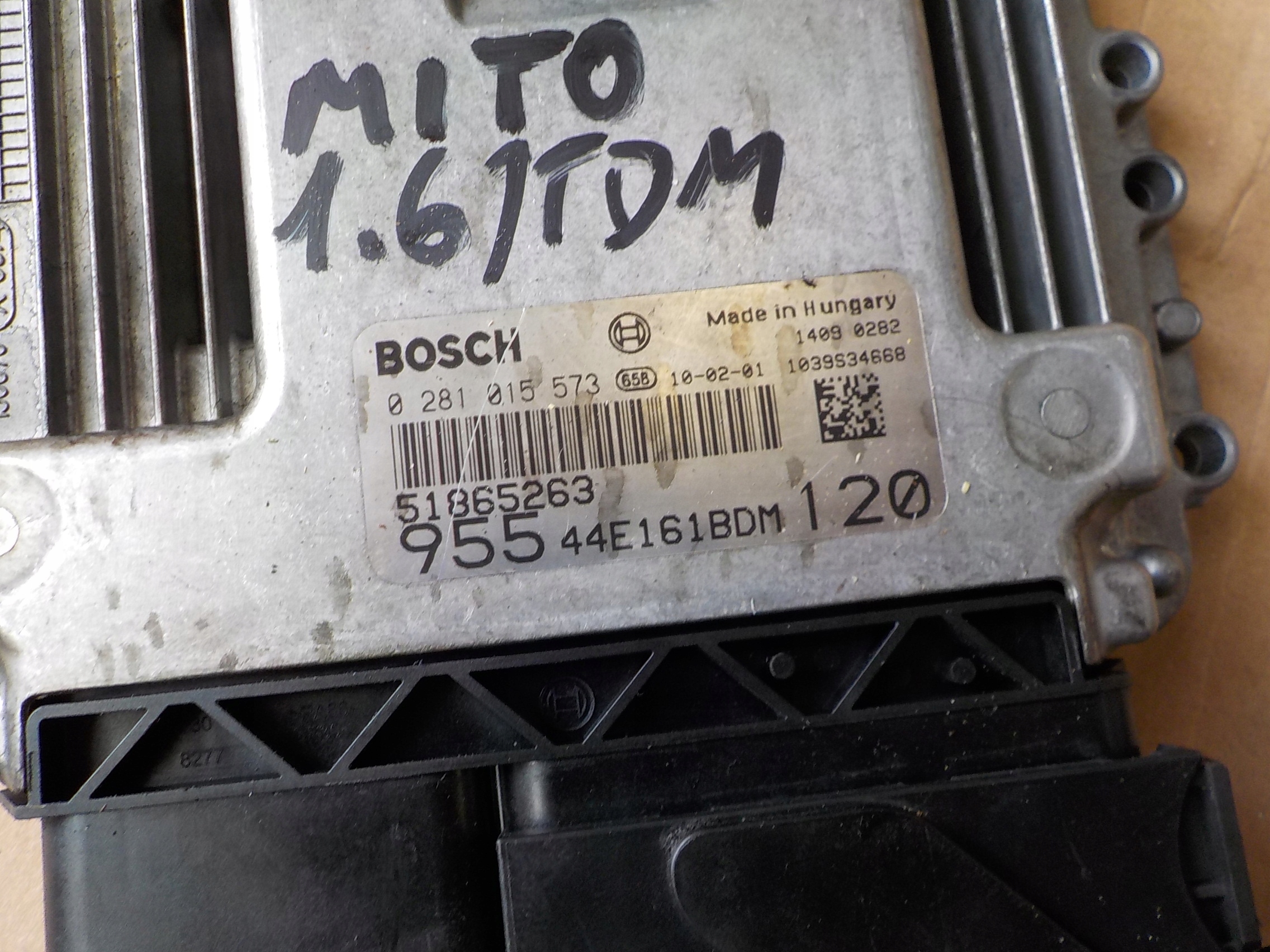 control unit of the engine alfa romeo mito 1,6 JTDM