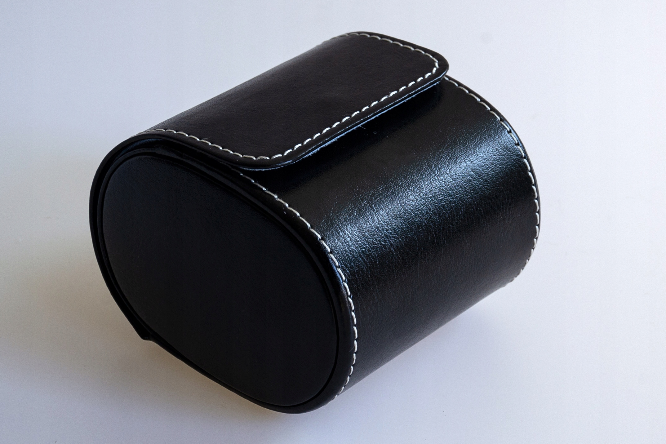 Etui skórzane podróżne na 1 zegarek Bond/ czarne Model Bond