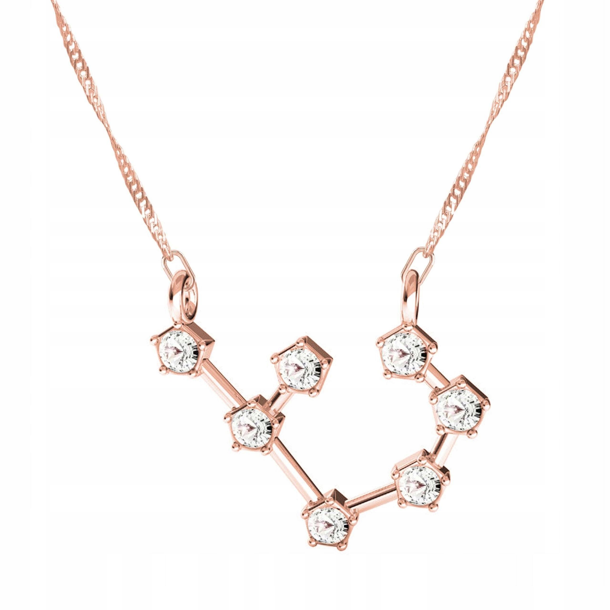 Pozlacený náhrdelník se střelcem Znamení zvěrokruhu Střelec Stříbro 925