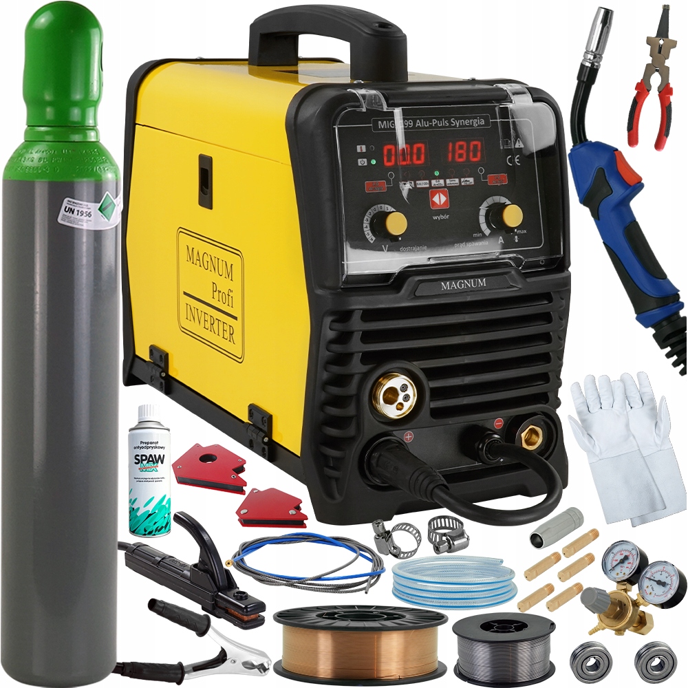 Spawarka MIGOMAT Magnum MIG 200 Synergia Alu-Puls