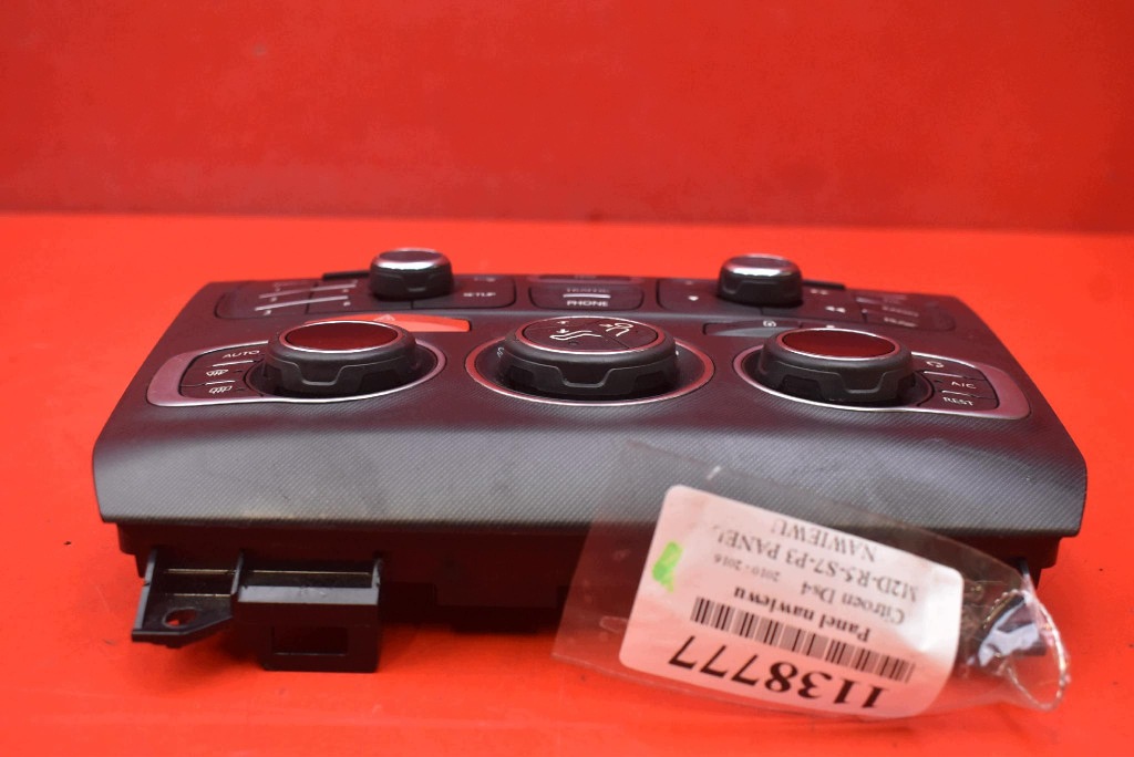 control panel air conditioning devices KLIMY PANEL radio 9666027877 CITROEN DS4 10-16