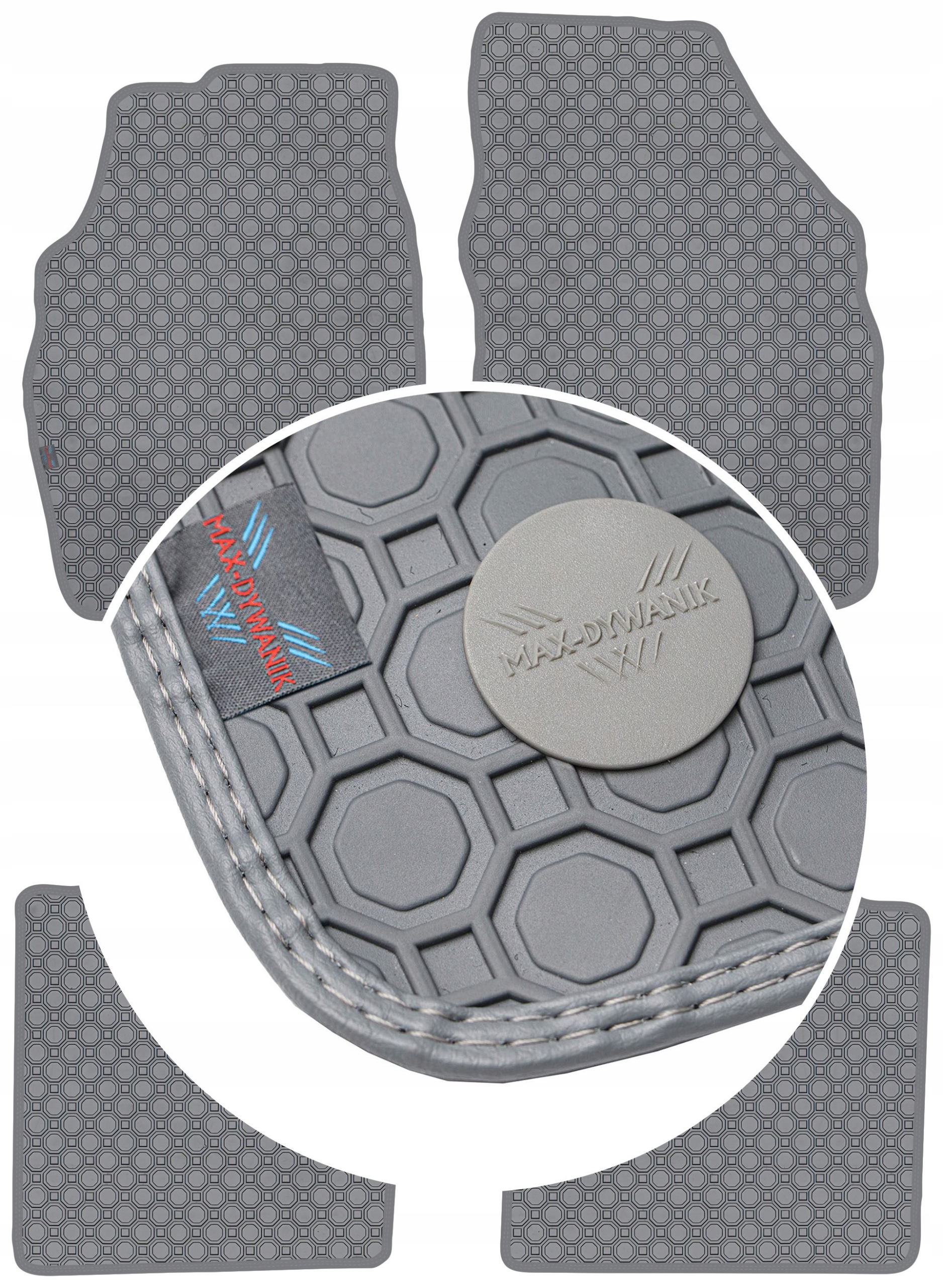 Honda Jazz I 2002-2008 Koberce Popielate